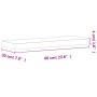 Solid beech wood wall shelf 60x20x4 cm by , Shelves and shelves - Ref: Foro24-356018, Price: 27,90 €, Discount: %