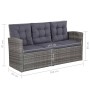 6-piece garden furniture set and gray synthetic rattan cushions by vidaXL, Garden sets - Ref: Foro24-43960, Price: 879,97 €, ...