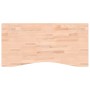 Tablero de escritorio madera maciza de haya 100x(45-50)x2,5 cm de , Accesorios y productos para escritorios - Ref: Foro24-356...