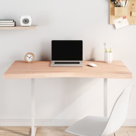 Solid beech wood desk board 110x(55-60)x4 cm by , Desk accessories and products - Ref: Foro24-356047, Price: 86,99 €, Discoun...