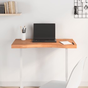 Solid beech wood desk board 80x(36-40)x4 cm by , Desk accessories and products - Ref: Foro24-356058, Price: 44,39 €, Discount: %