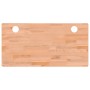 Solid beech wood desk board 110x55x2.5 cm by , Desk accessories and products - Ref: Foro24-356085, Price: 46,36 €, Discount: %