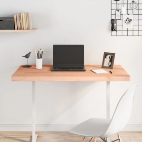 Solid beech wood desk board 100x60x4 cm by , Desk accessories and products - Ref: Foro24-356091, Price: 69,70 €, Discount: %