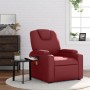 Red synthetic leather reclining massage chair by , Armchairs - Ref: Foro24-372400, Price: 233,49 €, Discount: %