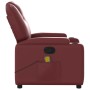 Red synthetic leather reclining massage chair by , Armchairs - Ref: Foro24-372400, Price: 218,99 €, Discount: %