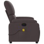 Sillón de masaje reclinable de tela marrón oscuro de , Sillones - Ref: Foro24-373427, Precio: 236,16 €, Descuento: %