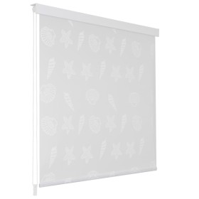 Roll-up shower blind with starfish design 80x240 cm by vidaXL, shower curtains - Ref: Foro24-142859, Price: 27,68 €, Discount: %