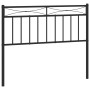 Cabecero de metal negro 107 cm de , Cabeceros y pies de cama - Ref: Foro24-373721, Precio: 27,59 €, Descuento: %