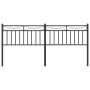 Cabecero de metal negro 193 cm de , Cabeceros y pies de cama - Ref: Foro24-373728, Precio: 34,99 €, Descuento: %