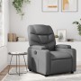 Gray Faux Leather Recliner by , Armchairs - Ref: Foro24-372468, Price: 242,40 €, Discount: %