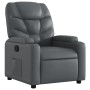 Sillón reclinable de cuero sintético gris de , Sillones - Ref: Foro24-372468, Precio: 242,40 €, Descuento: %