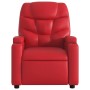 Red synthetic leather reclining massage chair by , Armchairs - Ref: Foro24-372477, Price: 265,34 €, Discount: %