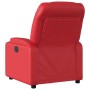 Red synthetic leather reclining massage chair by , Armchairs - Ref: Foro24-372477, Price: 265,34 €, Discount: %