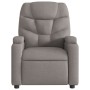 Taupe gray fabric reclining massage chair by , Armchairs - Ref: Foro24-372461, Price: 237,50 €, Discount: %