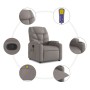 Taupe gray fabric reclining massage chair by , Armchairs - Ref: Foro24-372461, Price: 237,50 €, Discount: %