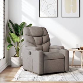 Taupe Gray Fabric Recliner by , Armchairs - Ref: Foro24-372449, Price: 216,99 €, Discount: %