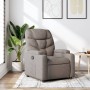 Taupe Gray Fabric Recliner by , Armchairs - Ref: Foro24-372449, Price: 227,26 €, Discount: %