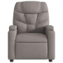 Sillón reclinable de tela gris taupe de , Sillones - Ref: Foro24-372449, Precio: 227,26 €, Descuento: %