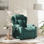 Sillón reclinable de tela verde oscuro de , Sillones - Ref: Foro24-372409, Precio: 234,21 €, Descuento: %