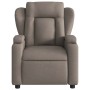 Taupe gray fabric reclining massage chair by , Armchairs - Ref: Foro24-372423, Price: 249,90 €, Discount: %