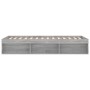 Estructura de cama gris Sonoma 100x200 cm de , Camas y somieres - Ref: Foro24-3203836, Precio: 136,99 €, Descuento: %