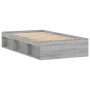 Estructura de cama gris Sonoma 100x200 cm de , Camas y somieres - Ref: Foro24-3203836, Precio: 136,99 €, Descuento: %