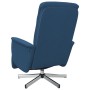 Blauer Stoffsessel mit Fußstütze von , Sessel - Ref: Foro24-356568, Preis: 199,84 €, Rabatt: %