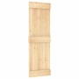 Puerta corredera con herrajes madera maciza de pino 70x210 cm de , Puertas - Ref: Foro24-3202986, Precio: 168,20 €, Descuento: %