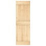 Puerta corredera con herrajes madera maciza de pino 70x210 cm de , Puertas - Ref: Foro24-3202986, Precio: 168,20 €, Descuento: %