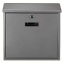 Perel Mailbox Monaco silver stainless steel BG30003 by Perel, mailboxes - Ref: Foro24-420370, Price: 62,93 €, Discount: %