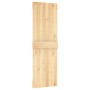 Puerta corredera con herrajes madera maciza de pino 70x210 cm de , Puertas - Ref: Foro24-3202986, Precio: 168,20 €, Descuento: %