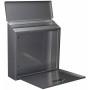 Perel Mailbox Monaco silver stainless steel BG30003 by Perel, mailboxes - Ref: Foro24-420370, Price: 62,93 €, Discount: %