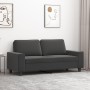 2-seater sofa in dark gray microfiber fabric 140 cm by , Sofas - Ref: Foro24-348983, Price: 211,73 €, Discount: %