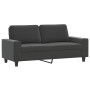 2-seater sofa in dark gray microfiber fabric 140 cm by , Sofas - Ref: Foro24-348983, Price: 211,73 €, Discount: %