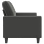 2-seater sofa in dark gray microfiber fabric 140 cm by , Sofas - Ref: Foro24-348983, Price: 211,73 €, Discount: %