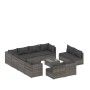 Set de muebles de jardín 12 pzas cojines ratán sintético gris de , Conjuntos de jardín - Ref: Foro24-3102837, Precio: 1,00 €,...