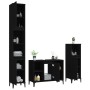 Black plywood 3-piece bathroom furniture set by , Bathroom furniture - Ref: Foro24-3185622, Price: 221,99 €, Discount: %