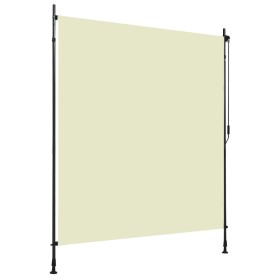 Cream outdoor roller blind 200x270 cm by , Blinds and blinds - Ref: Foro24-145942, Price: 75,76 €, Discount: %