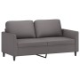 Gray synthetic leather 2-piece sofa set with cushions by , Sofas - Ref: Foro24-3201752, Price: 483,64 €, Discount: %