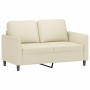 Cream synthetic leather 4-piece sofa set with cushions by , Sofas - Ref: Foro24-3201746, Price: 722,99 €, Discount: %