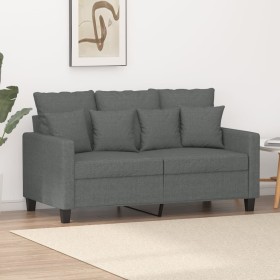 Sofá de 2 plazas de tela gris oscuro 120 cm de , Sofás - Ref: Foro24-359260, Precio: 229,99 €, Descuento: %