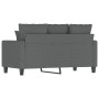 2-seater sofa in dark gray fabric 120 cm by , Sofas - Ref: Foro24-359260, Price: 228,85 €, Discount: %