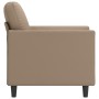 Sillón cuero sintético color capuchino 60 cm de , Sofás - Ref: Foro24-359327, Precio: 183,70 €, Descuento: %