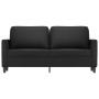 Sofá de 2 plazas de cuero sintético negro 140 cm de , Sofás - Ref: Foro24-359333, Precio: 229,99 €, Descuento: %