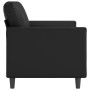 2-Sitzer-Sofa aus schwarzem Kunstleder 140 cm von , Sofas - Ref: Foro24-359333, Preis: 229,99 €, Rabatt: %