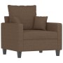 Sofagarnitur mit Kissen 4-teilig aus braunem Stoff von , Sofas - Ref: Foro24-3201643, Preis: 739,76 €, Rabatt: %