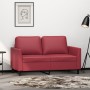 2 seater sofa in wine red synthetic leather 120 cm by , Sofas - Ref: Foro24-359331, Price: 221,99 €, Discount: %