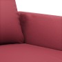 2 seater sofa in wine red synthetic leather 120 cm by , Sofas - Ref: Foro24-359331, Price: 221,99 €, Discount: %