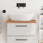 Solid beech wood bathroom countertop 60x40x2.5 cm by , Countertops - Ref: Foro24-356003, Price: 44,88 €, Discount: %