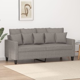 2-seater sofa in taupe gray fabric 140 cm by , Sofas - Ref: Foro24-359274, Price: 242,99 €, Discount: %